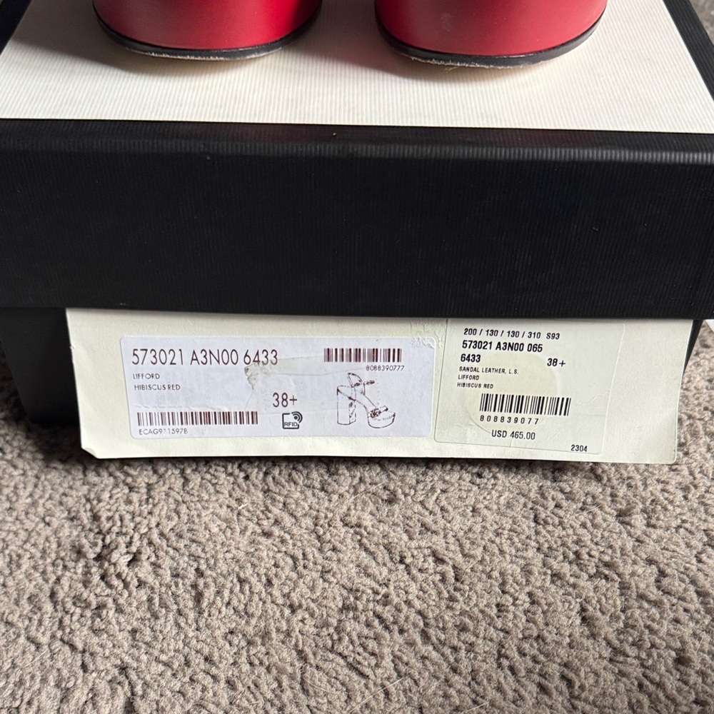 Gucci Red Heels - Picture 4 of 5